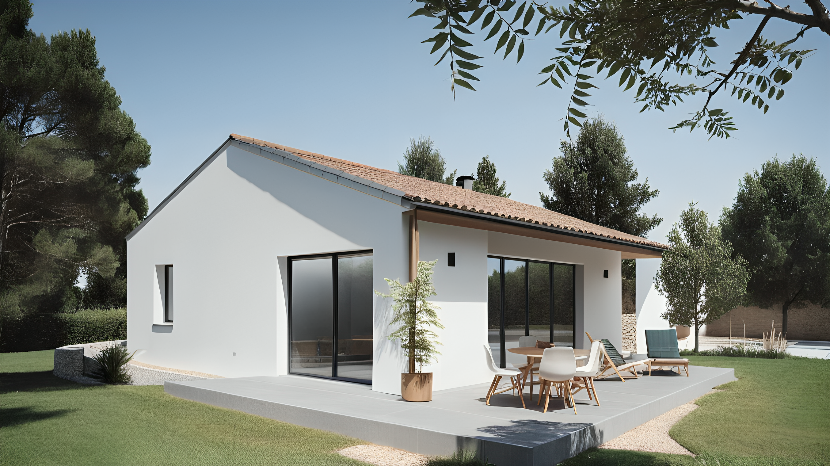 Idéal 1er achat Serves sur Rhône villa 3 chambres évolutive
