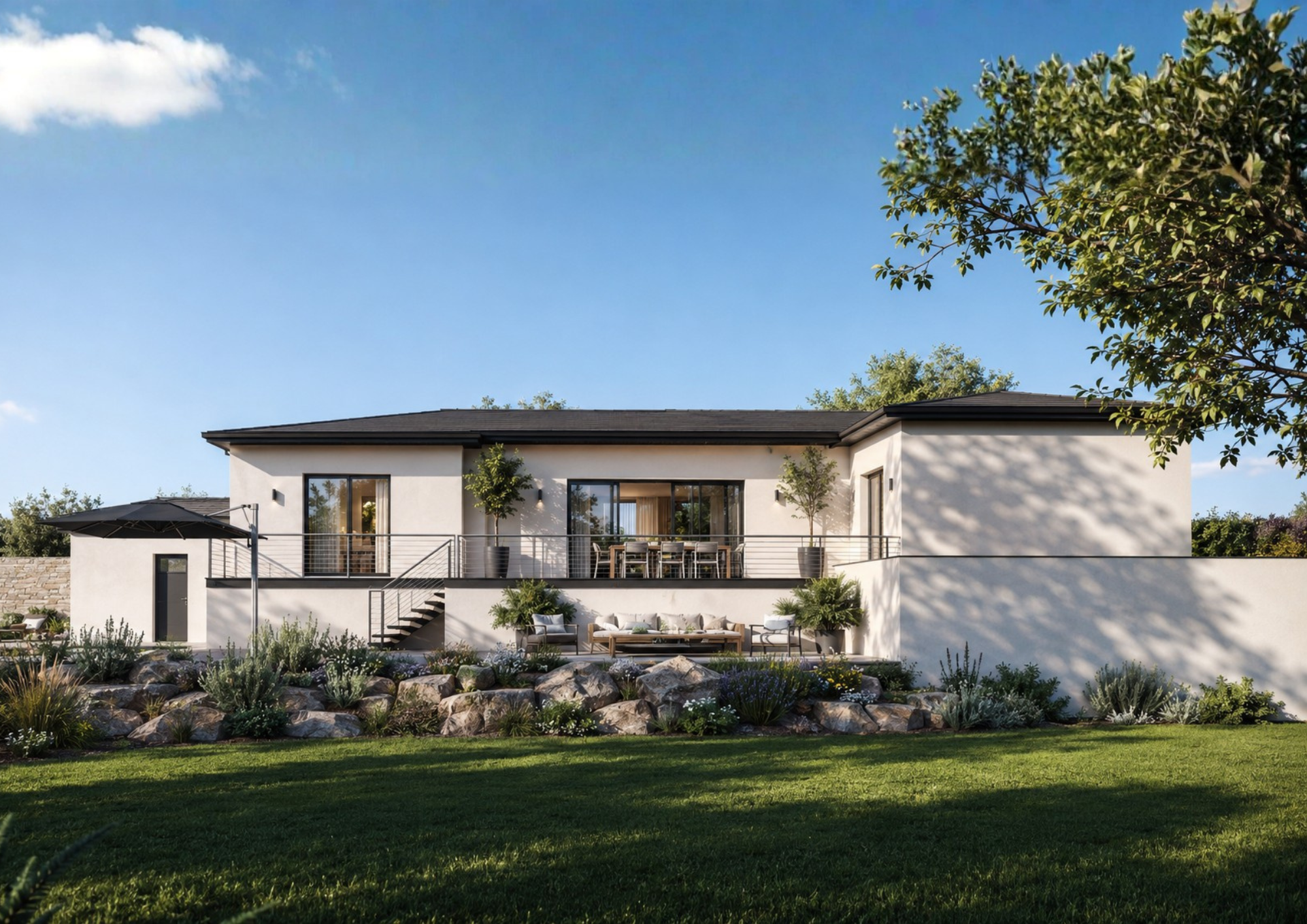 Maison de 105 m² + garage de 40 m² en sous-sol à Serpaize (38200) au prix de 378 250 €