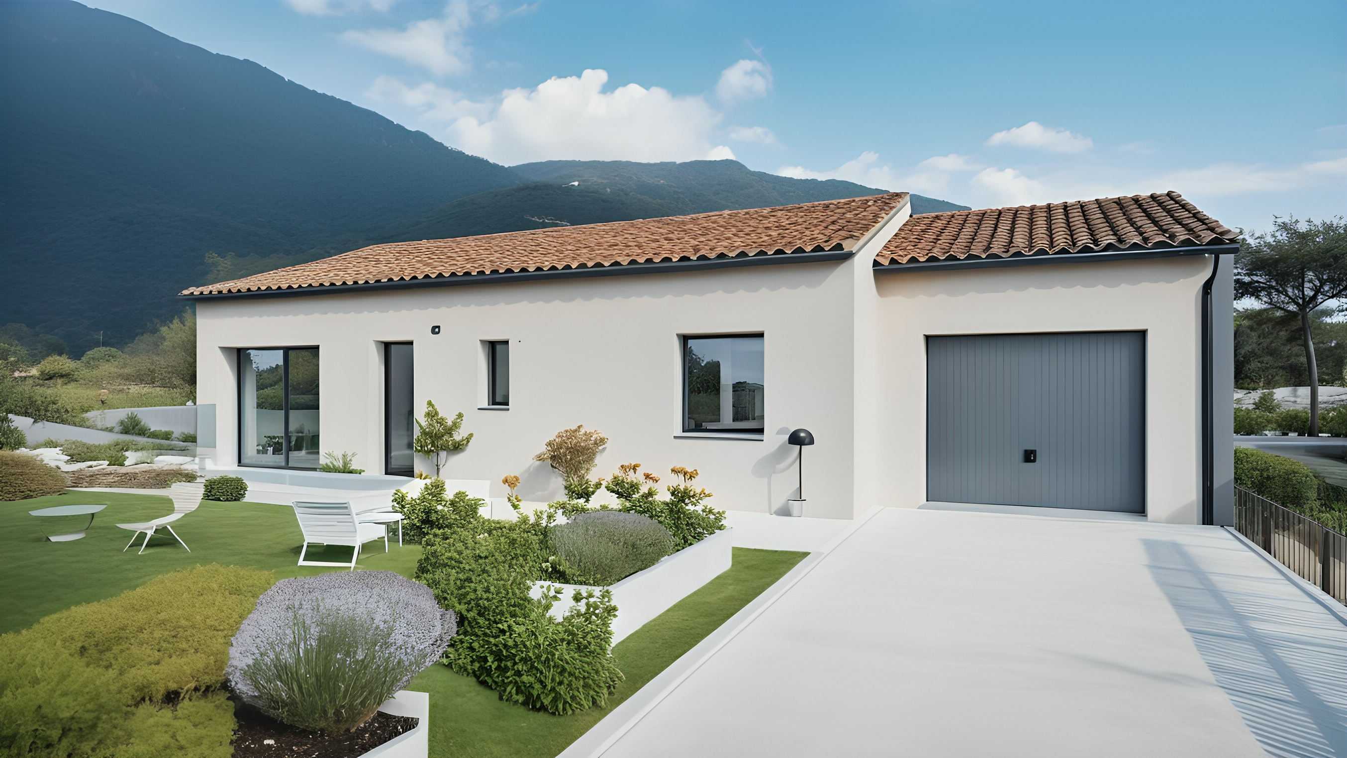 Maison de 90 m² à Anneyron, 4 pièces, 3 chambres - Prix total 239 000 € - VISUEL NON CONTRACTUEL !