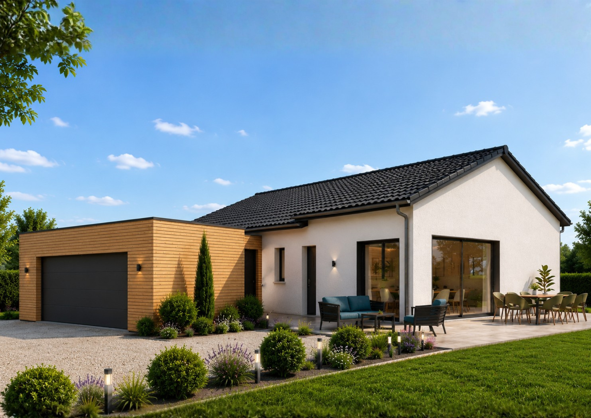 Maison plain-pied à Marennes de 105 m² + 20 m² de garage au prix de 422 000 € !