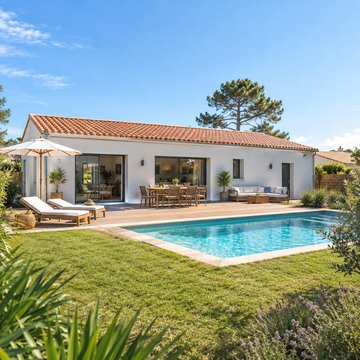Belle maison chaleureuse de 92 m² à Saint Froult (17780)